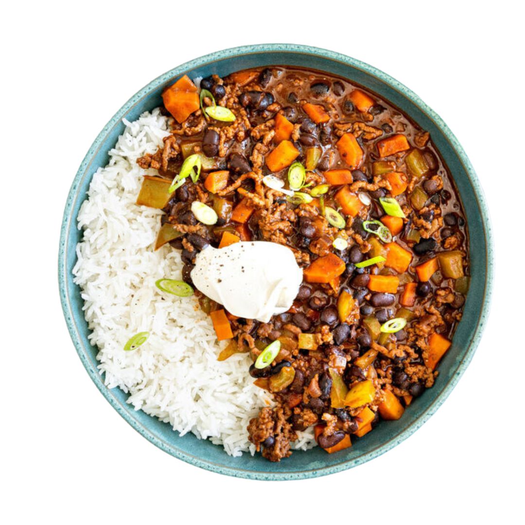 Tex-Mex Chili med Ris